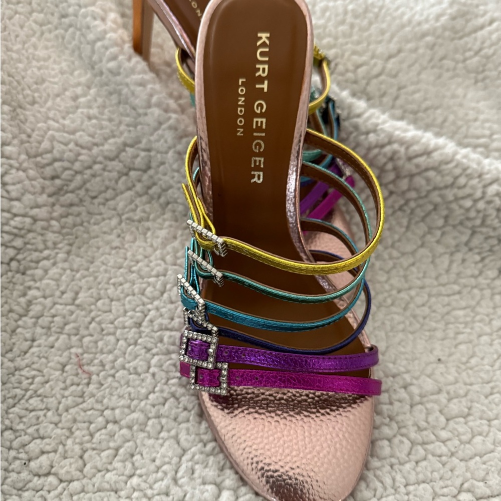 Kurt Geiger Women's Multicolor Strappy Heels - Picture 2 of 7